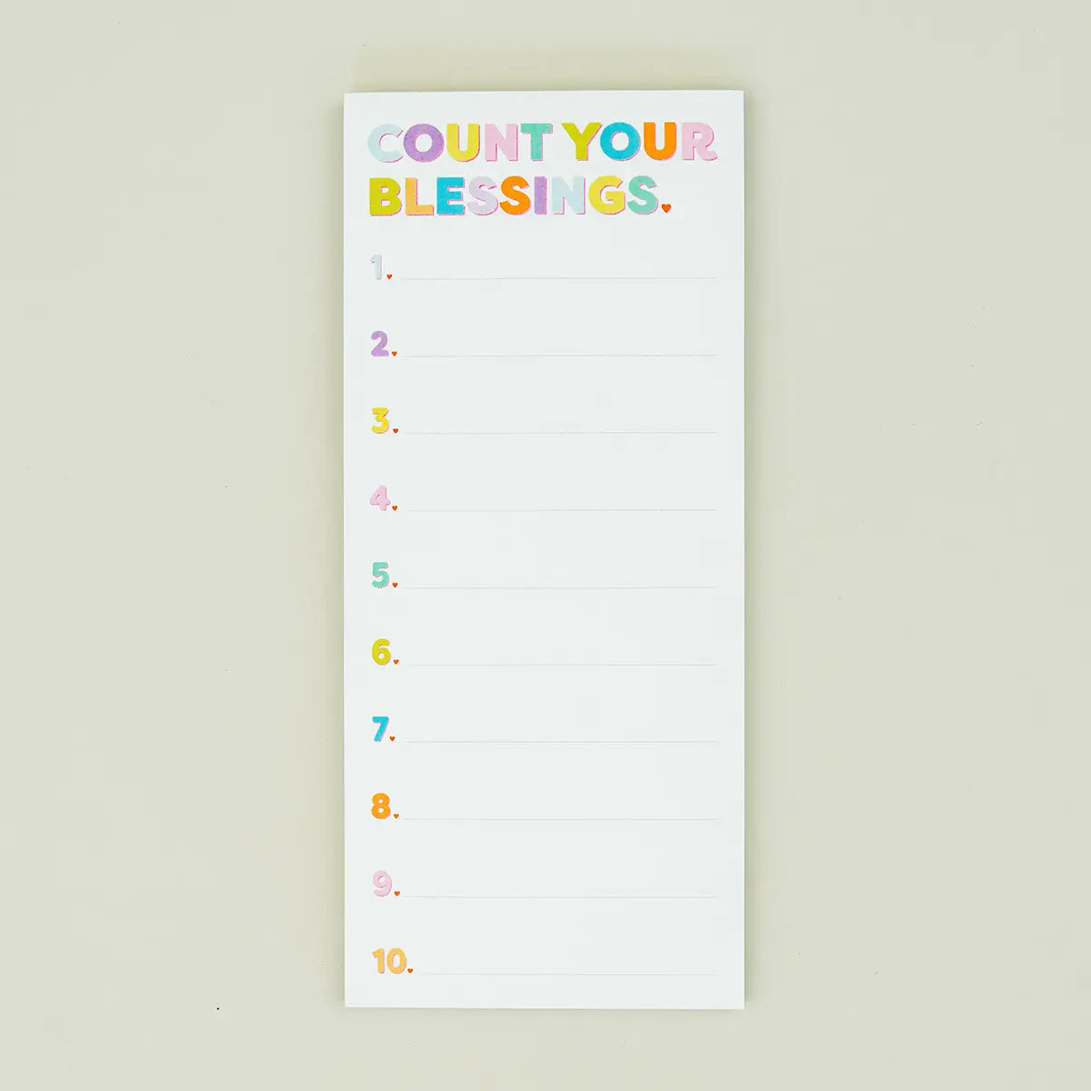 Blessings List Pad