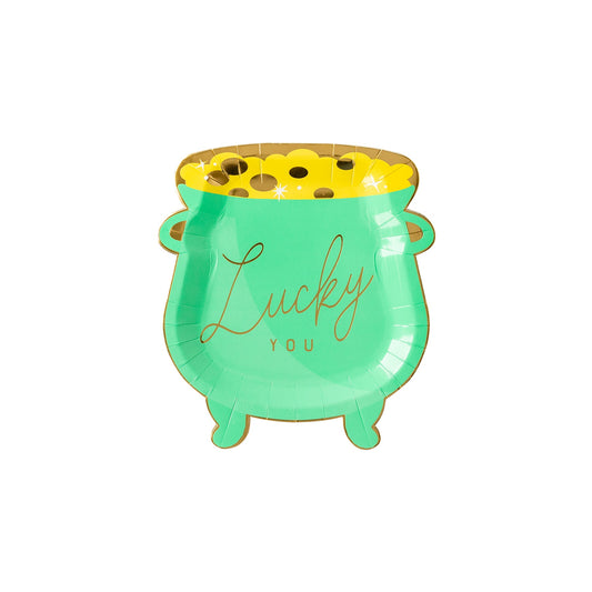 Shaped Pot of Gold Plate