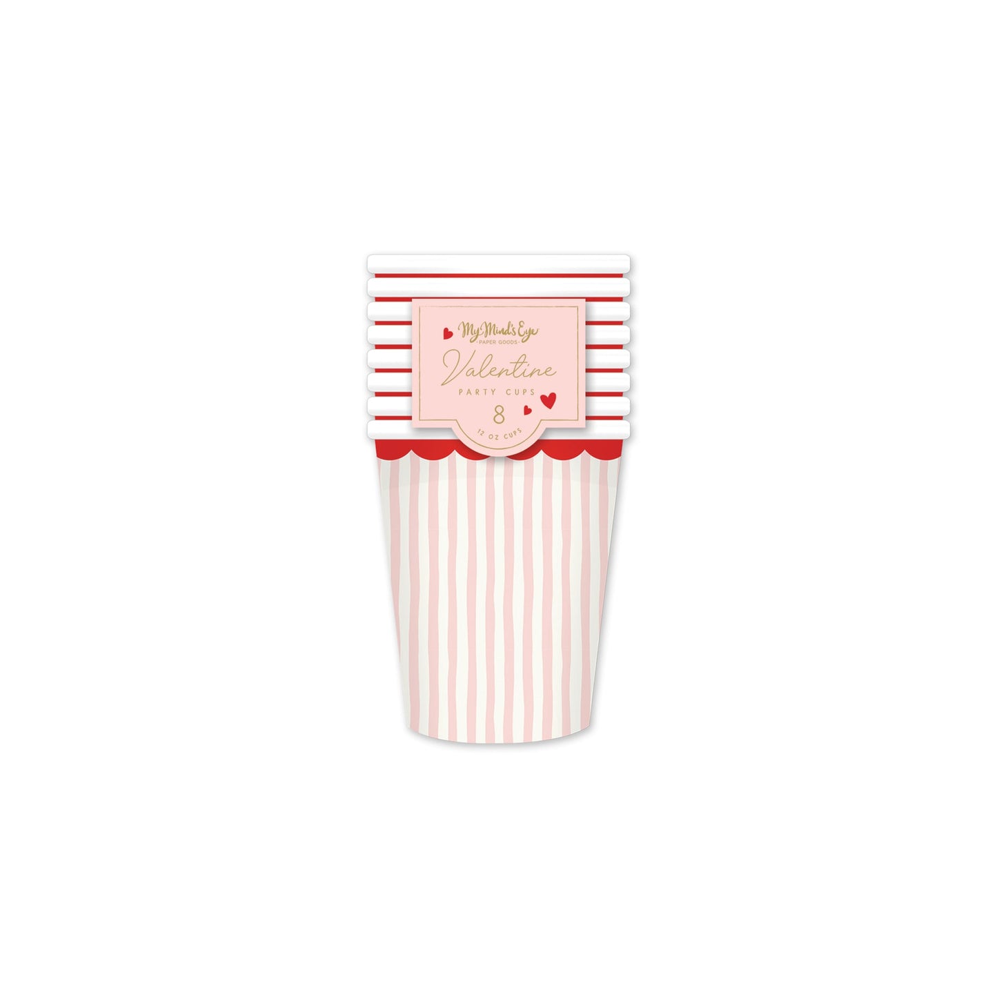 Valentine Hearts Paper Cup