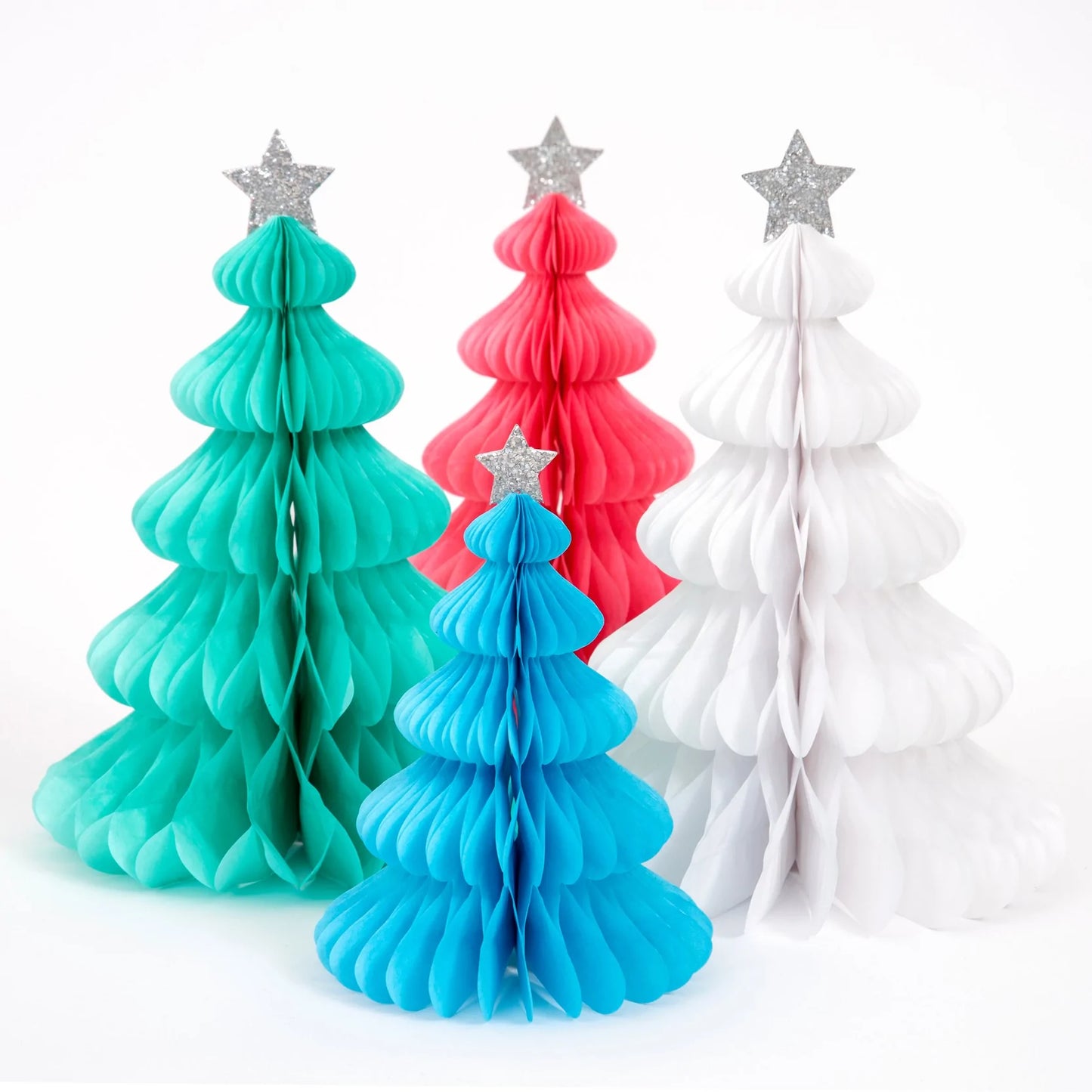 Rainbow Honeycomb Tree Decorations