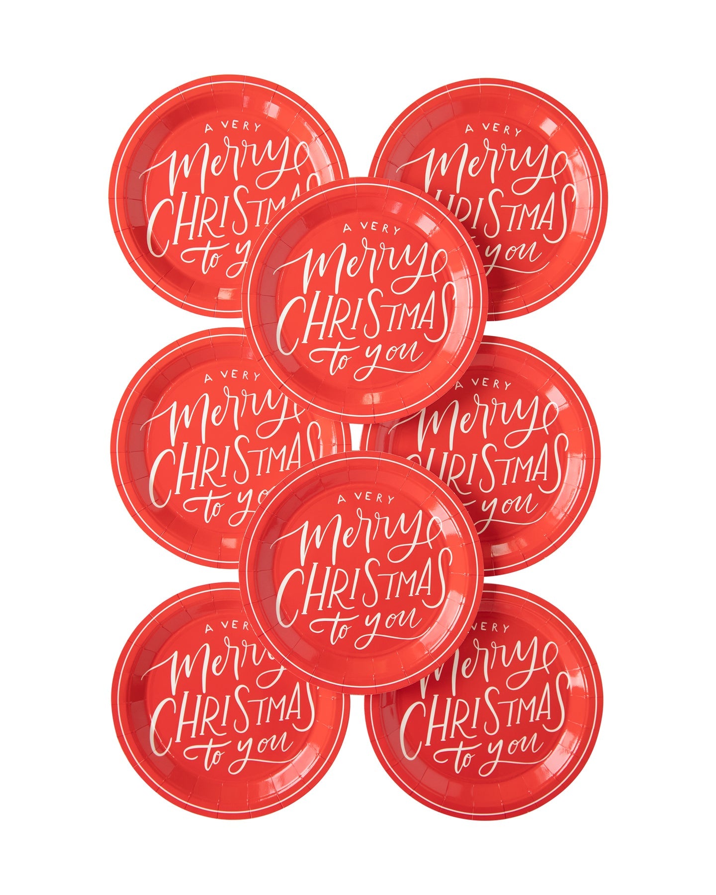 Merry Christmas Script Plate