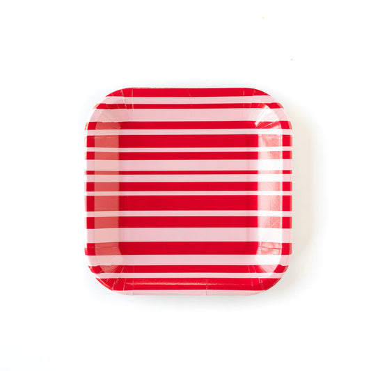 Valentine Stripe 9" Plate