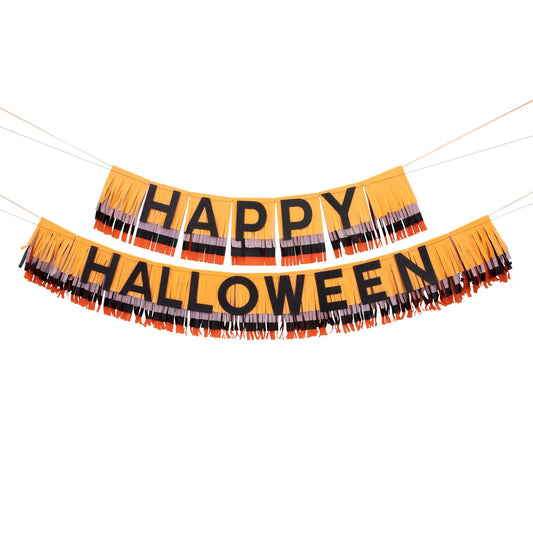 Happy Halloween Fringe Garland